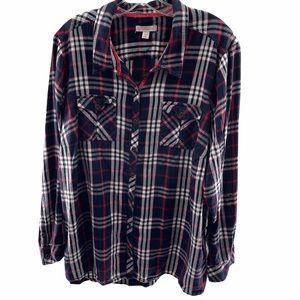 DB Established 1962 Plaid Button Up Shirt 3X